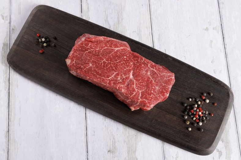 Fleisch im Fotostudio fotografiert - Wagyu