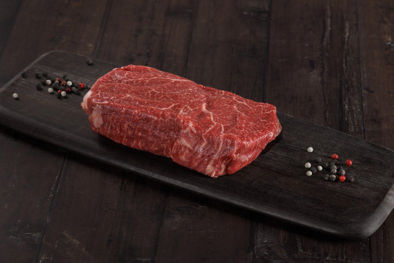 Fleisch im Fotostudio fotografiert - Wagyu