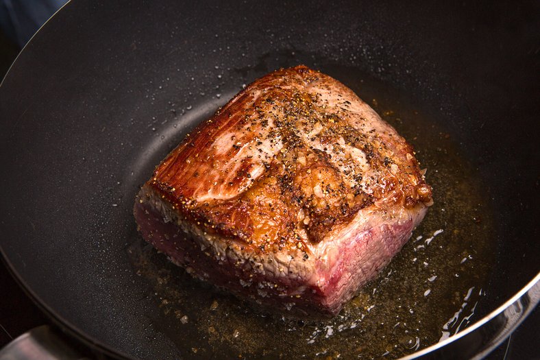 Foodfotografie - weißes Scherzl von der Kalbin