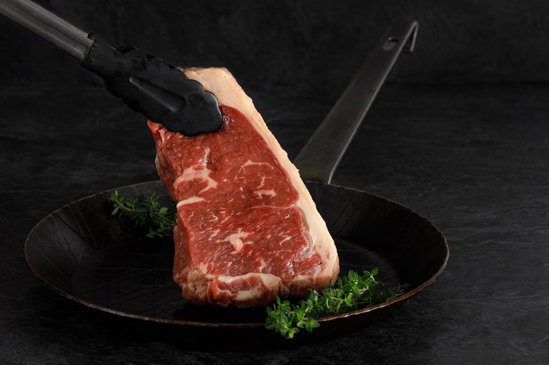 Fleisch Fotografie - Pfanne