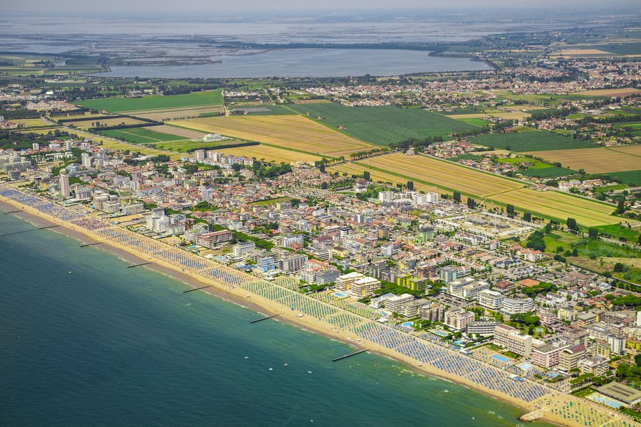 Luftaufnahme Nord Italien Strand