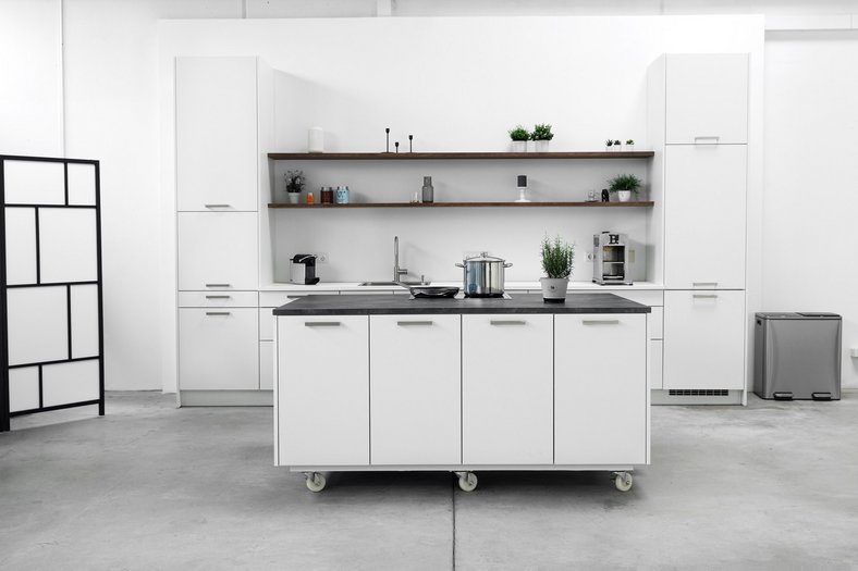 Fotostudio mit Küche Fotostudio mit Schauküche