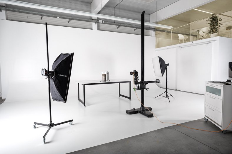 Fotostudio mit XL Hohlkehle Fotostudio mit XL Hohlkehle