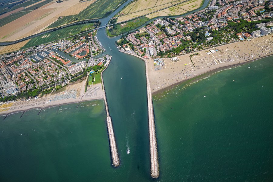 Luftbildaufnahme Nord Italien