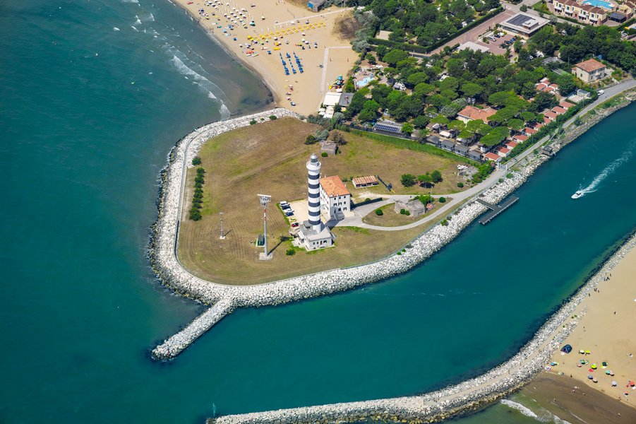 Luftbildaufnahme Italien Meer