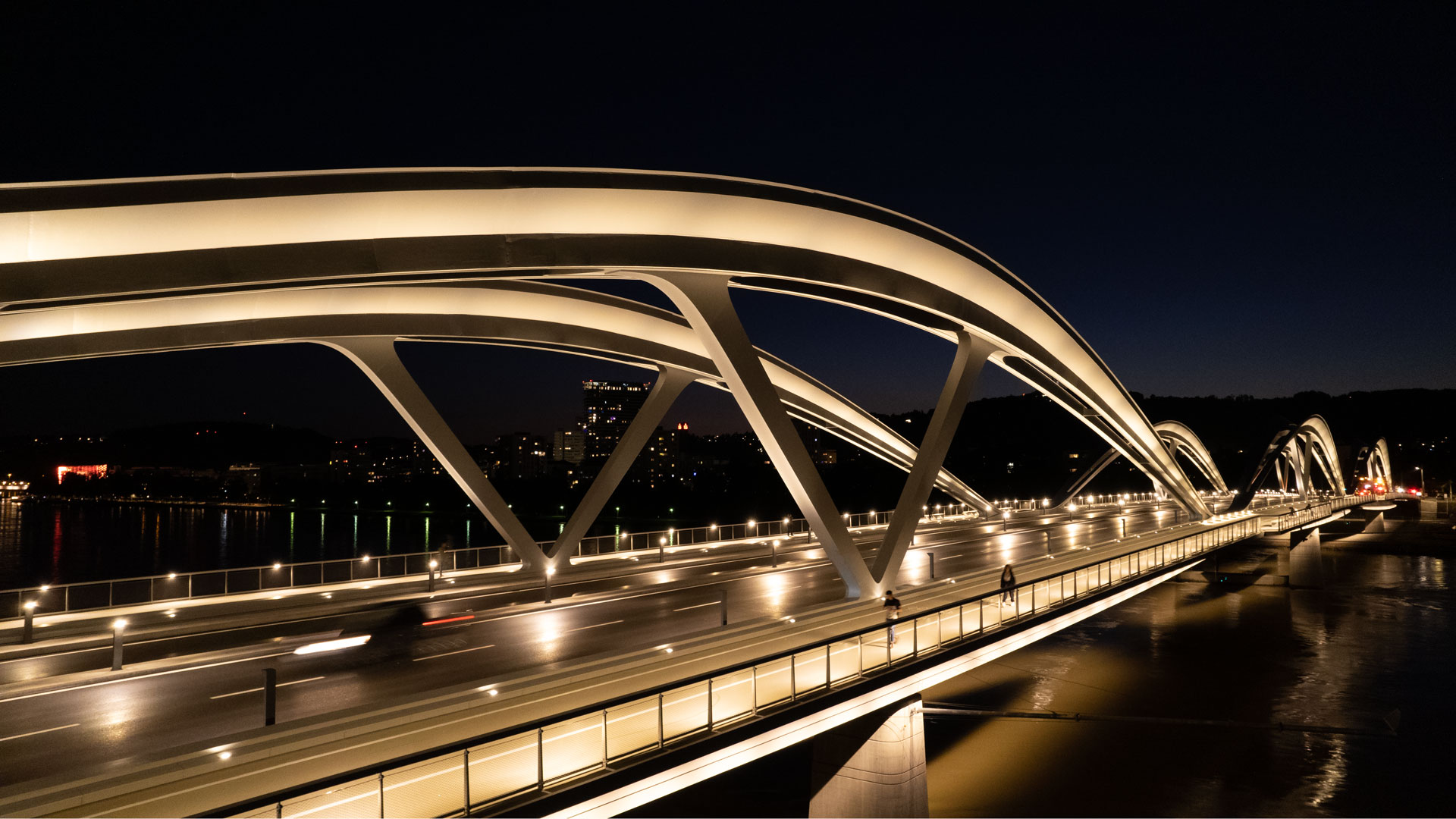 Eisenbahnbrücke Linz | Industriefotografie